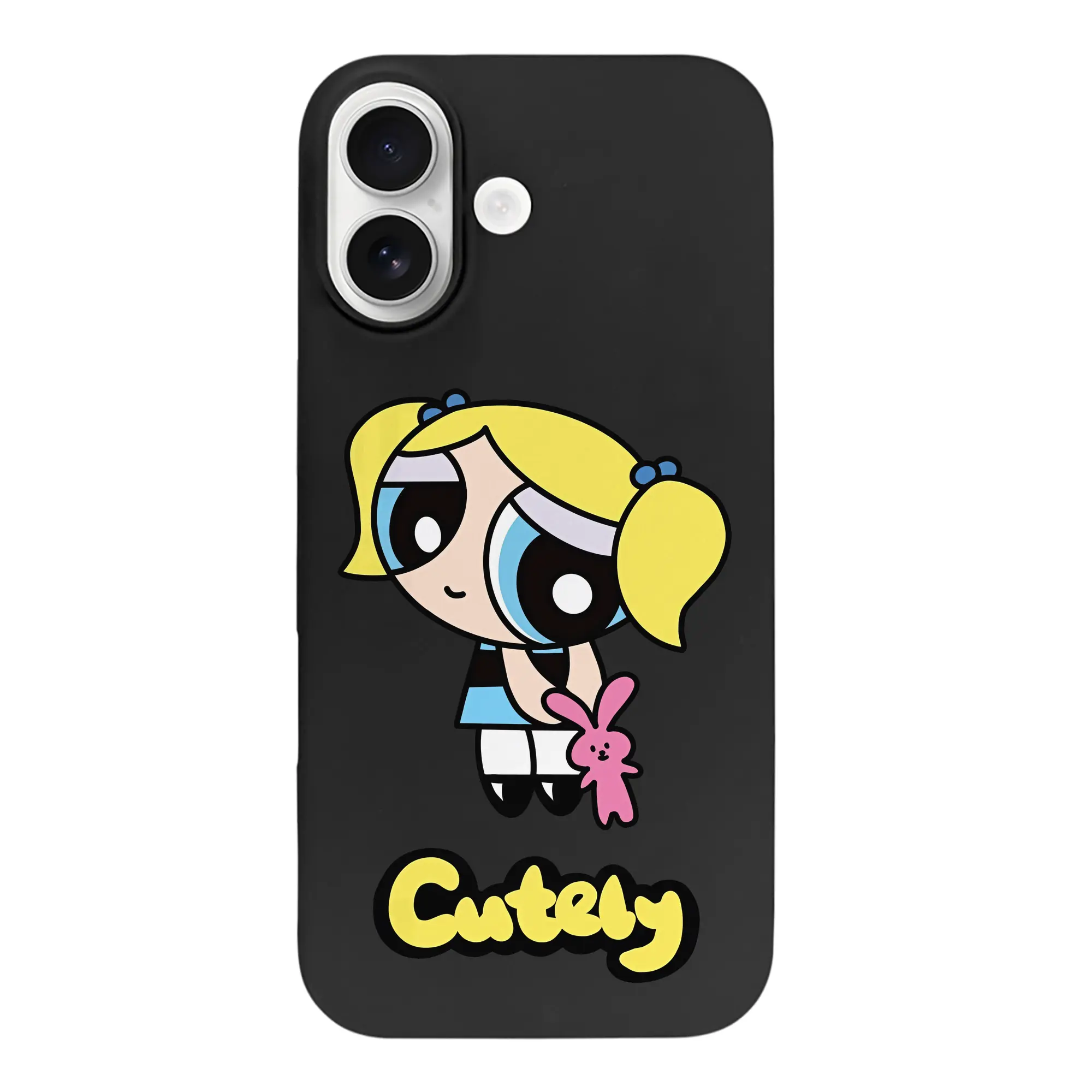 パワパフガールズ グッズ バブルス - iPhone 17 シリーズ シリコンケース 薄型 耐衝撃 指紋防止 ソフトタッチカバー 精密フィット 傷防止 保護ケース iPhone 17/17 Air/17 Pro/17 Pro Max 対応